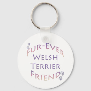 Welsh Terrier Furever Friend Keychain