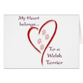 Welsh Terrier Heart Belongs (Front Horizontal)