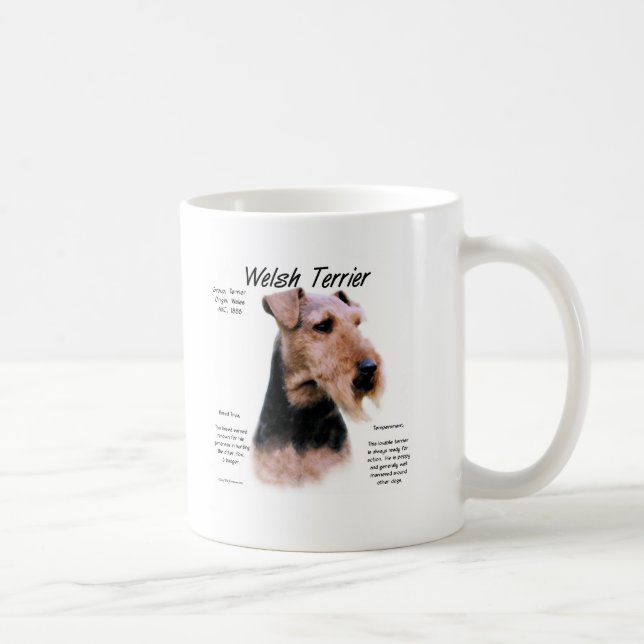 Welsh Terrier History; About Welsh Terriers Coffee Mug (Right)