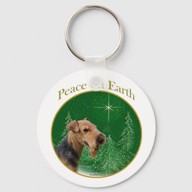 Welsh Terrier Keychain (Front)