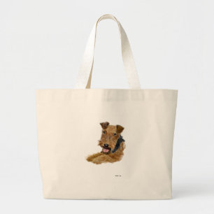 Welsh Terrier Large Tote Bag