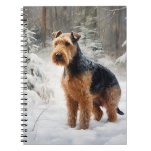 Welsh Terrier Let It Snow Christmas Notebook