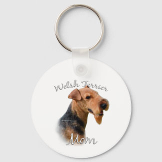 Welsh Terrier Mom 2 Keychain