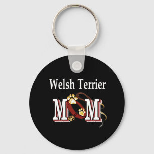 welsh terrier mom Keychain