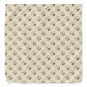 Welsh Terrier Painting - Cute Original Dog Art Bandana