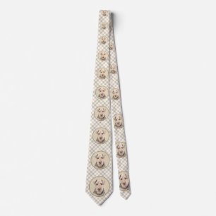 Welsh Terrier Painting - Cute Original Dog Art Neck Tie