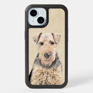 Welsh Terrier Painting - Cute Original Dog Art Ott iPhone 15 Case