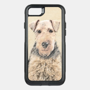 Welsh Terrier Painting - Cute Original Dog Art OtterBox Commuter iPhone SE/8/7 Case
