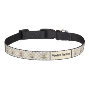 Welsh Terrier Painting - Cute Original Dog Art Pet Collar