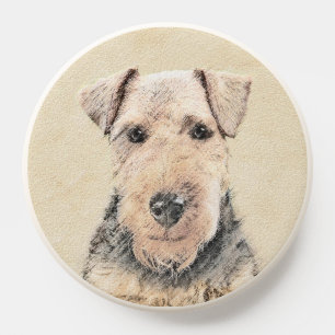 Welsh Terrier Painting - Cute Original Dog Art PopSocket
