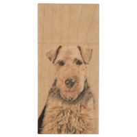 Welsh Terrier Painting - Cute Original Dog Art