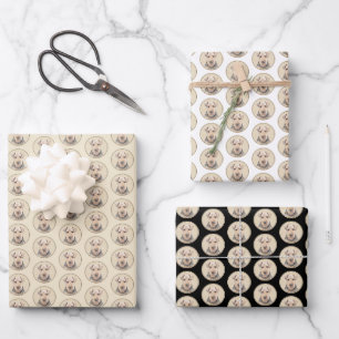 Welsh Terrier Painting - Cute Original Dog Art Wrapping Paper Sheets