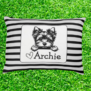 Welsh Terrier Peeking Puppy Customize Dog Bed