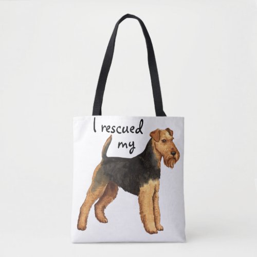 Welsh Terrier Rescue Tote Bag