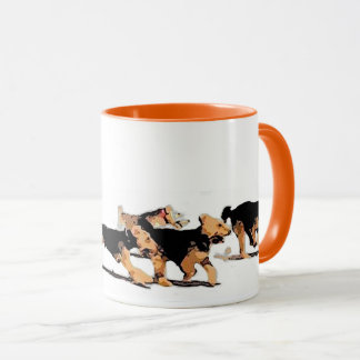 Welsh terrier running mug