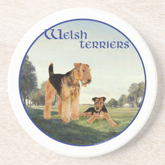 Welsh Terriers Coaster (Front)