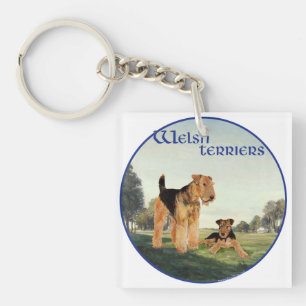 Welsh Terriers Keychain