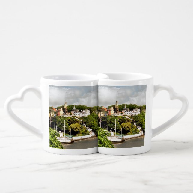 WELSH VILLAGES COFFEE MUG SET (Front Nesting)