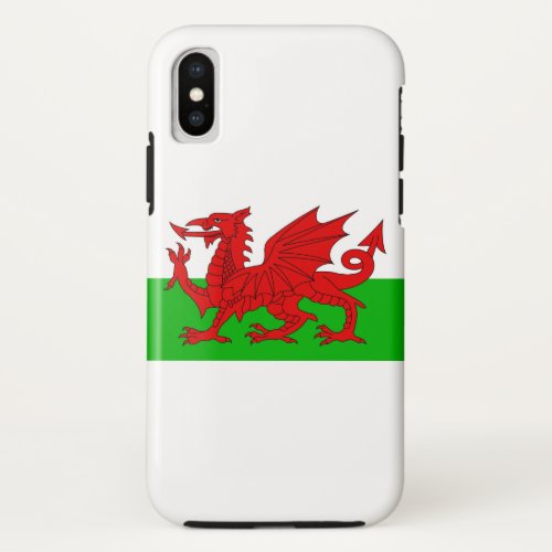 Welsh  Wales Flag _ Cymru High Quality Image iPhone X Case