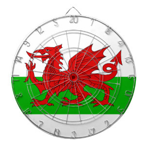 Welsh / Wales Flag - Cymru High Quality Image Dart Board