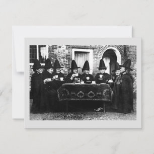 Welsh Witches Having Tea Crone Teatime Invitation
