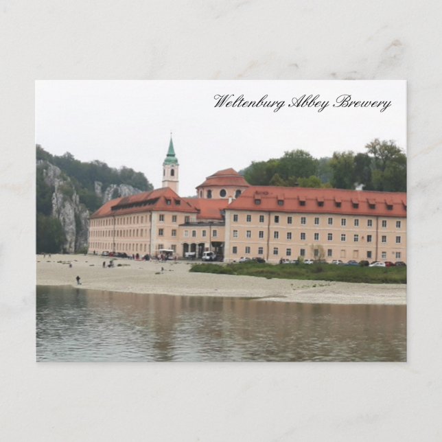 Weltenburg Abbey Brewery, Danube monastery Germany Postcard (Front)