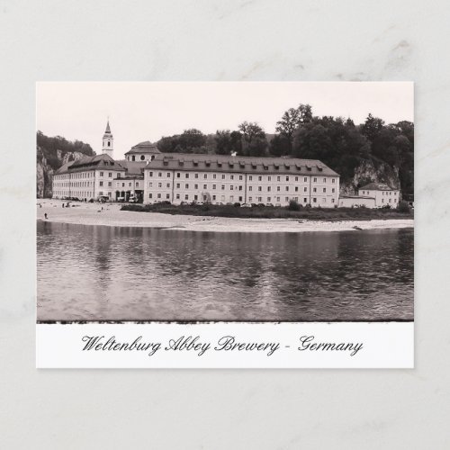Weltenburg Abbey Brewery Danube monastery Germany Postcard