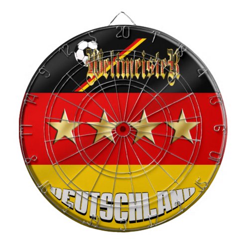 Weltmeister Deutschland Germany World Champions Dartboard
