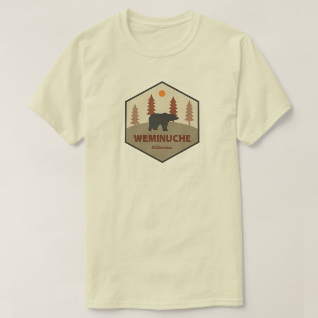 Weminuche Wilderness Colorado Bear T-Shirt (Design Front)
