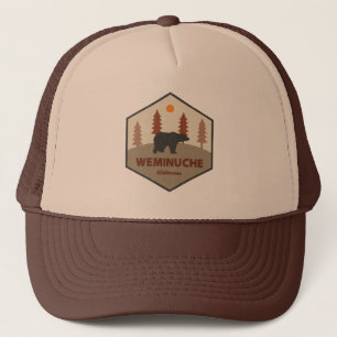 Weminuche Wilderness Colorado Bear Trucker Hat