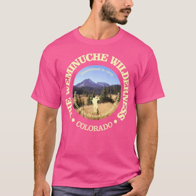 Weminuche Wilderness (Wa) Active T-Shirt (Front)