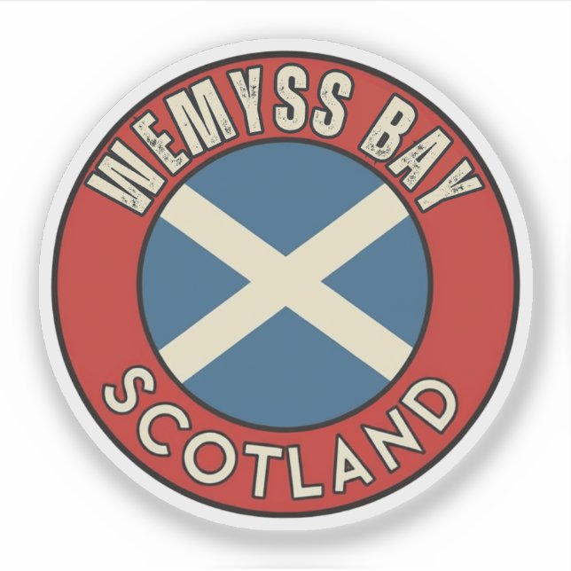 Wemyss Bay, Scotland Sticker (Front)