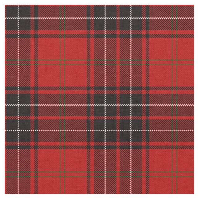 Wemyss Family Tartan Fabric (Close Up)
