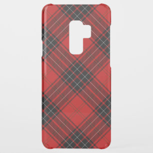 Wemyss tartan red black plaid uncommon samsung galaxy s9 plus case