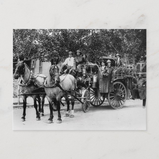 Wenatchee Fire Dept, 1911 Postcard (Front)