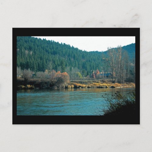 Wenatchee River Leavenworth WA Mini Print Postcard