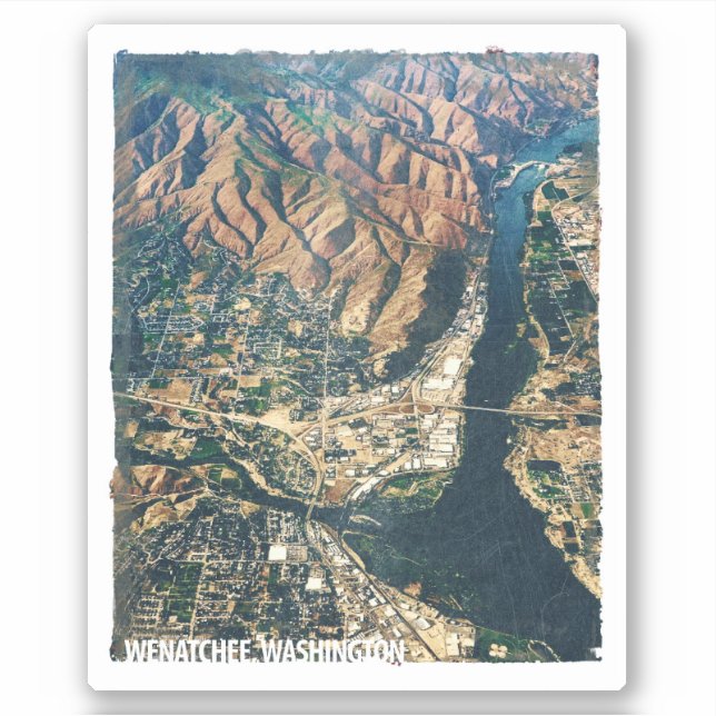 Wenatchee, WA Sticker (Front)