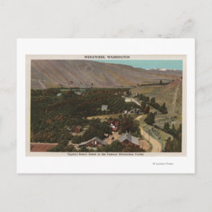 Wenatchee, WABird's Eye of Ranch in the Valley Postcard