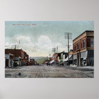Wenatchee, WashingtonView of Main Street Poster