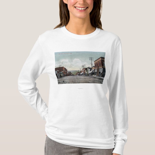 Wenatchee, WashingtonView of Main Street T-Shirt (Front)