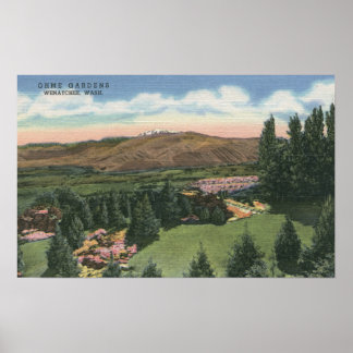 Wenatchee, WashingtonView of Ohme Gardens # 2 Poster