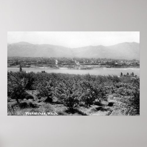 Wenatchee WashingtonView of the River and Poster