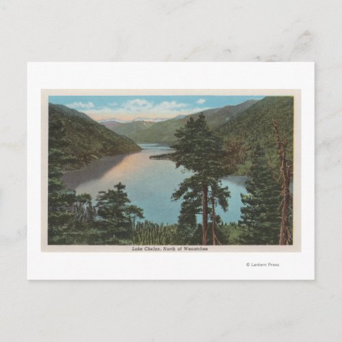 Wenatchee WAView of Lake Chelan Postcard