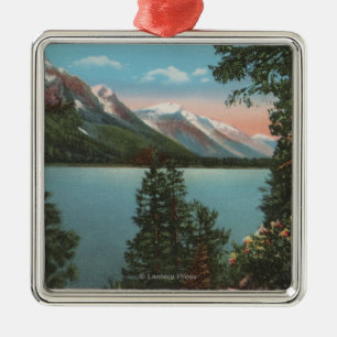 Wenatchee, WAView of Lake Wenatchee Metal Ornament