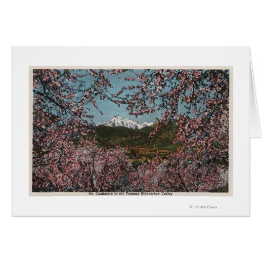 Wenatchee, WAView of Mt. Cashmere with Trees (Front Horizontal)