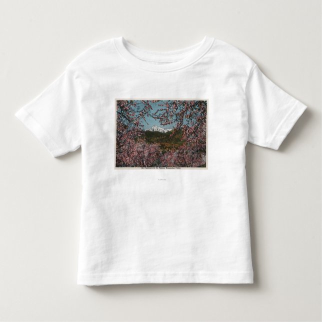 Wenatchee, WAView of Mt. Cashmere with Trees Toddler T-shirt (Front)