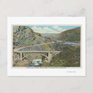 Wenatchee, WAView of the Chelan River Bridge Postcard
