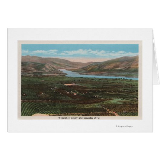 Wenatchee, WAView of Valley & Columbia River (Front Horizontal)