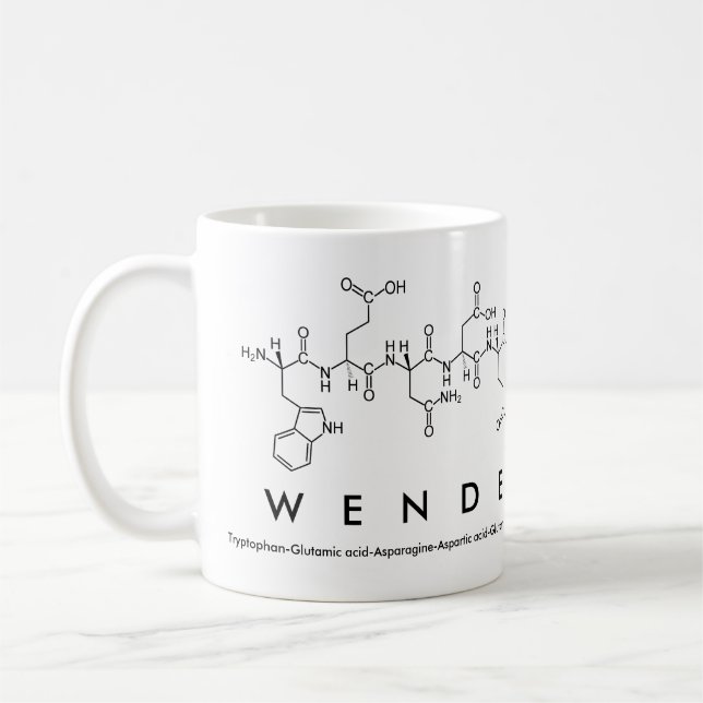 Wende peptide name mug (Left)
