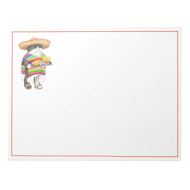 WENDELITO 11"x8.5" Notepad (Front)